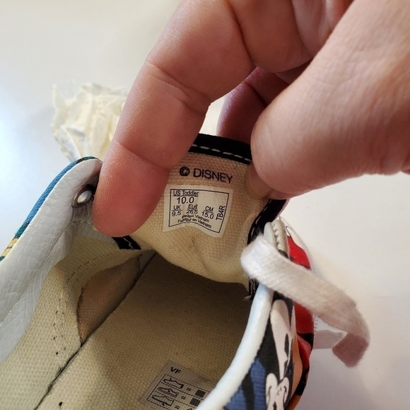Vans X Disney Mickey Mouse Toddler 10 unisex - Picture 6 of 8